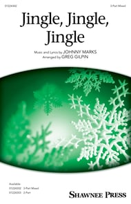 Jingle, Jingle, Jingle Three-Part Mixed choral sheet music cover Thumbnail